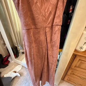 Elegant Floral Embroidered Dress